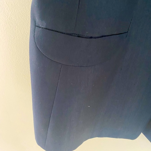 Armani Collezioni Classic Tailored Navy Pantsuit - Picture 10 of 12